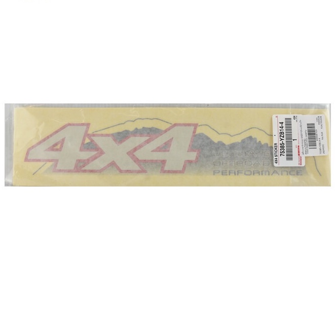 สติ๊กเกอร์กระบะ  VIGO  05 แท้ห้างToyota  (4x4 ULTIMATE)  (75385-YZB14-4)(75385-YZB14-4)
