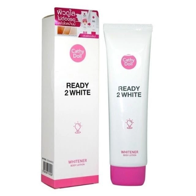โลชั่นน้ำนม ปรับผิวขาว เรดี้ทูไวท์ Cathy Doll Ready 2 White Whitener Body Lotion 150 ml.