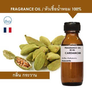 CARDAMOM FRAGRANCE OIL - หัวเชื้อน้ำหอม กลิ่น กระวาน พรีเมี่ยม เข้มข้นสูง ติดทนนาน