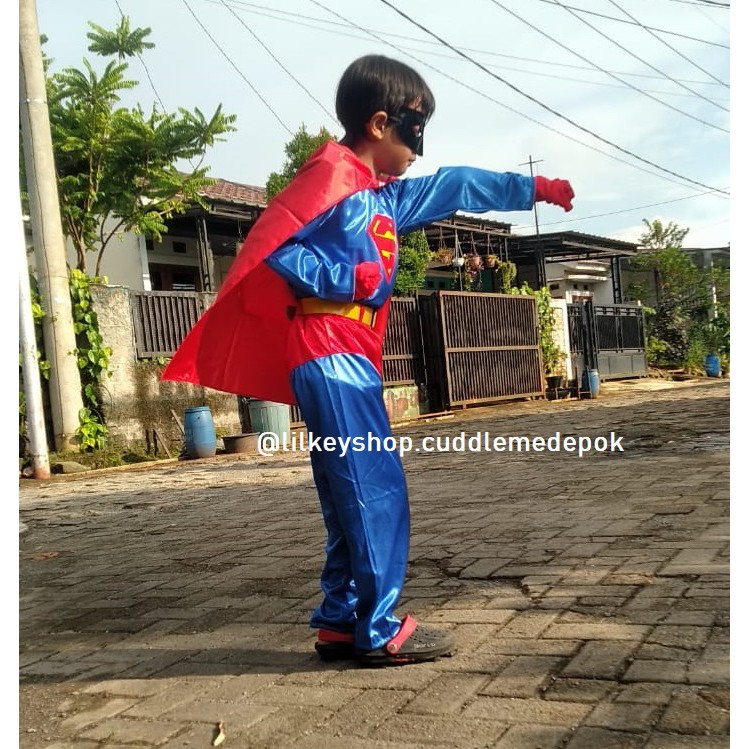 ชุดเด็กตัวละคร Superman super Hero