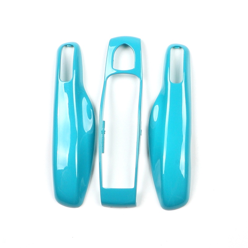 ✨พร้อมส่ง✨Porsche New Key Shell Cayenne Matte Grey Solid Color Key Shell Iceberry Powder Panamera Macan 911 Taycan 718 - รูปที่ 5