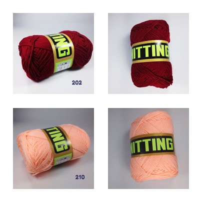 Eagle ไหมพรมเส้นเล็ก 80g สีชุดที่ 2