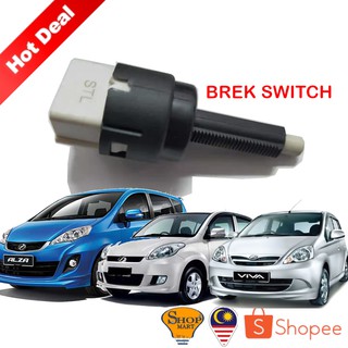 Perodua อะไหล่สวิตช์เบรกรถยนต์ แบบเปลี่ยน สําหรับ Brek Suis Kereta Perodua Myvi Viva Alza