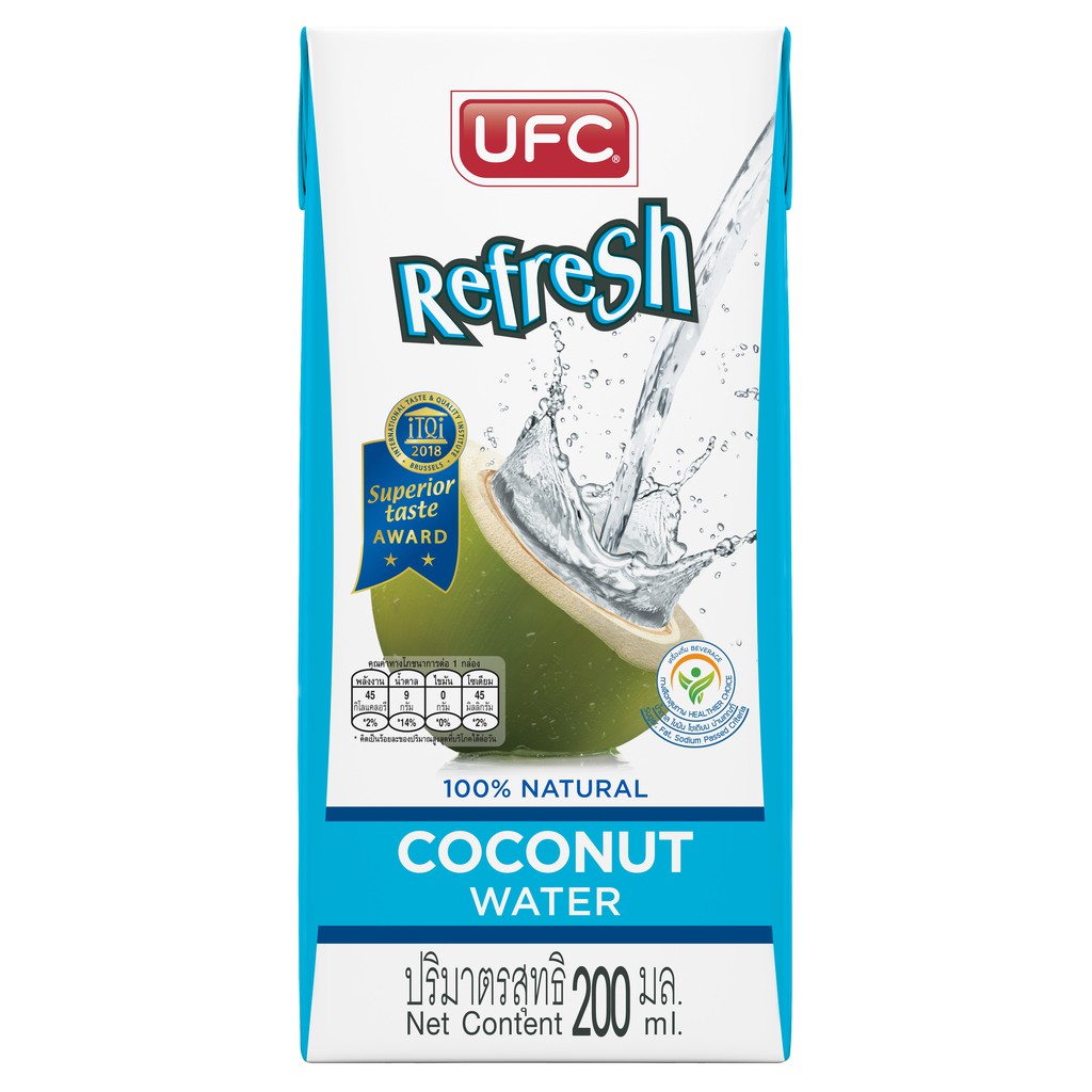 UFC Refresh ยูเอฟซี รีเฟรช น้ำมะพร้าว 200 มล.