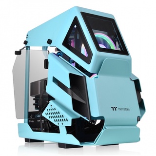 THERMALTAKE CASE AHT200 TURQUOISE EDITION : CA-1R4-00SBWN-00 AH T200 Turquoise Micro Chassis