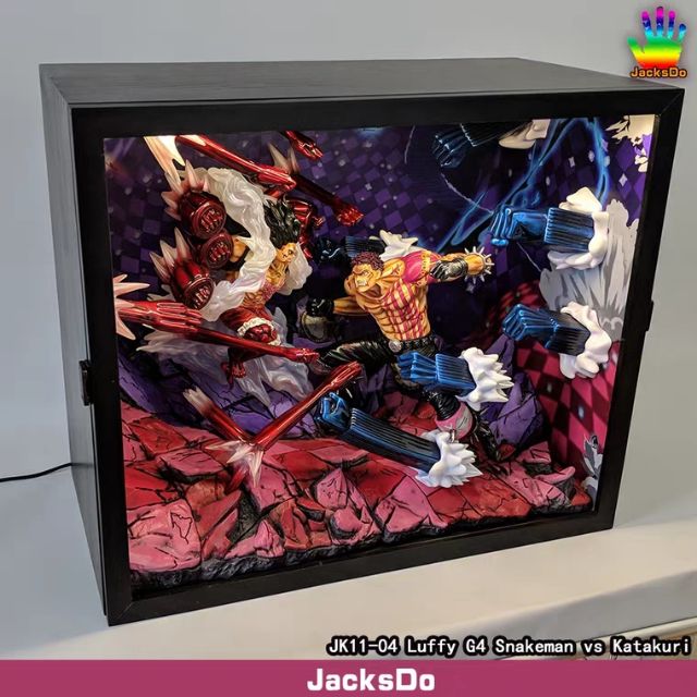 Jacksdo Luffy Gear 4 Vs Katakuri Box Ver Resin Statue Collectible ของใหม Timetoo Thaipick