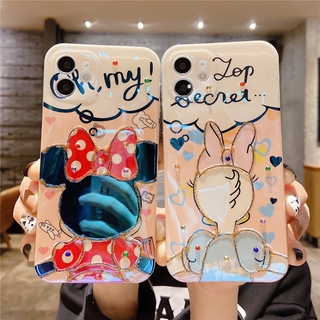 เคสโทรศัพท์ซิลิโคน TPU แบบนิ่ม ลายการ์ตูนมินนี่ และเดซี่ สําหรับ iPhone 15 14 13 12 11 Pro Max 12Pro 13Pro 14Plus 14Pro 15Pro 15Plus 15ProMax X XS Max XR 7 8 Plus