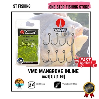 Vmc Mangrove Inline 3X ตะขอเดี่ยว สําหรับตกปลา