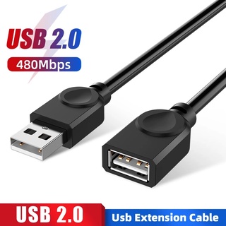 USB 2.0 Extension Cable Data / Male to Female Cable Extender Data Cord / Scanner Extension Print Cables /  USB Data Extension Cable for U-Disk Mouse Keyboard Printer