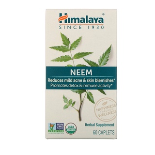 Himalaya, Neem, 60 Caplets พร้อมส่ง