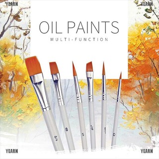 Wholesale 6Pcs Art Painting Brushes Set Acrylic Oil Watercolor Artist Paint BruSet READY STOCK