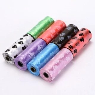 ถุงขยะ ถุงเก็บมูลสัตว์เลี้ยง คละสี อึถุงเก็บอึสุนัข