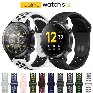 สายนาฬิกาข้อมือซิลิโคน สําหรับ Realme watch S Strap สําหรับ Realme watch S Pro Smart watch Sport