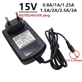 DC 3.5 มม.15V AC DC Power Adapter Supply ac/dc adaptor 15 โว…