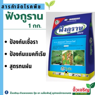 ฟังกูราน 1กก. ป้องกันกำจัดโรคที่เกิดจากแบคทีเรีย และ เชื้อรา สูตรทนฝน