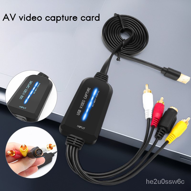 Video Capture Card AV/S Terminal to USB2.0 Capture Card Device ...