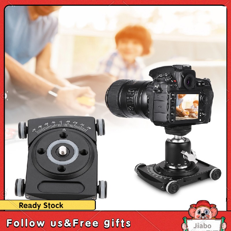FY-01 Table Top Dolly Car Roller Desktop Video Rail Slider DSLR Rig Film Camera