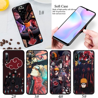 เคสซิลิโคนนิ่ม ลายอนิเมะนารูโตะ Akatsuki UU5 สําหรับ Xiaomi Redmi Note 9 Pro Max 9T 9C 9S Prime NFC