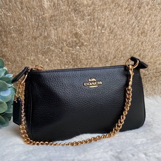 Coach F30258 F67567 Large wristlet คล้องมือไซต์ใหญ่สายโซ่ ใส่โทรศัพท์ได้ทุกรุ่น plus, max, note ได้หมดจ้า