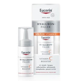 Eucerin Hyaluron-Filler 10% Pure Vitamin C Booster 8ml. ยูเซอรีน ไฮยาลูรอน ฟิลเลอร์ เพียว วิตามินซี บูสเตอร์