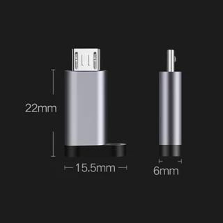 Caravan crew Type-C to Micro OTG Charging Adapter Connector อะแดปเตอร์แปลงหัวชาร์จ ตัวแปลง หัวชาร์จ Converter USB