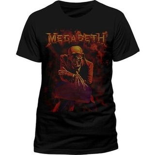 ขายดี!พร้อมส่ง เสื้อยืดแขนสั้น ผ้าฝ้าย 100% พิมพ์ลาย Megadeth Peace Sells X Metal Band หลากสี แฟชั่นฤดูร้อน สําหรับผู้ชา