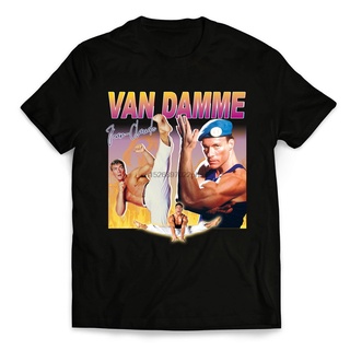 [COD]พร้อมส่ง เสื้อยืดแขนสั้น คอกลม ผ้าฝ้าย 100% พิมพ์ลาย Jean-Claude Van Damme หลากสี แฟชั่นฤดูร้อน สําหรับผู้ชายS-5XL