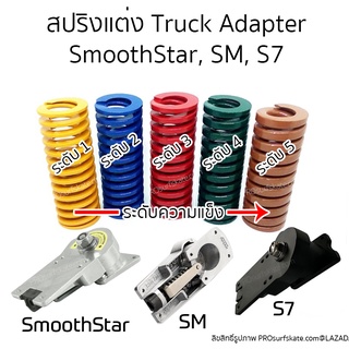 สปริงทรัค Sm Smoothstar S7 สปริงแต่งทรัค สำหรับเซิร์ฟสเก็ต Smoothstar, Rare ant, Geele