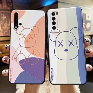 เคสโทรศัพท์มือถือ ลายหมีรุนแรง สีตัดกัน แฟชั่น สําหรับ Samsung Galaxy note 8 9 10 plus lite note20 ultra s8 s9 s10 s20 plus s21 s22 s23 ultra s20fe s21fe