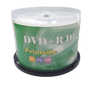 Mr.DATA DVD+R DL 8.5GB (Pack 5/10/50) 8X WHITE  Inkjet Print…