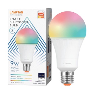 Therichbuyer หลอดไฟ LED 9 วัตต์ CCT+RGB LAMPTAN รุ่น SMART BLUETOOTH E27