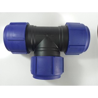 อุปกรณ์ข้อต่อแบบสวมอัด ( Compression Fitting) ข้อต่อสามทาง ขนาด 75mm90mm110mm