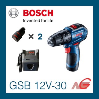 สว่านไขควงกระแทกไร้สาย BOSCH GSB 12V-30 Professional 06019G91K0