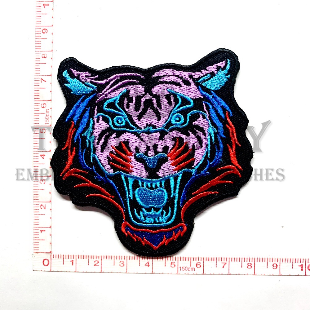 ตัวรีดติดเสื้อ งานปัก ลาย เสือ หัวเสือ ลายสัตว์ Tiger รูปที่ 4