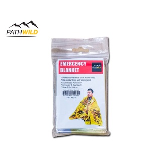 (พร้อมส่ง)PATHWILD EMERGENCY BLANKET ผ้าห่มฉุกเฉินขนาดพกพา