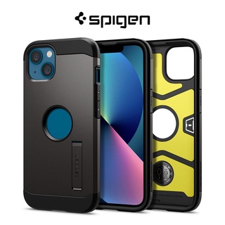 Spigen iPhone 13 เคสเกราะที่ทนทาน เคสเกราะป้องกันสองชั้นสุดโต่ง และขาตั้งเสริม