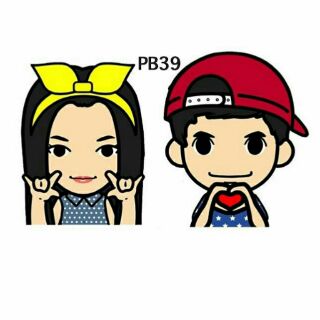Sticker คู่รัก diecut
