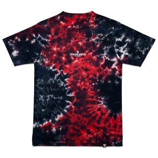 TZ TIE TILL DYE - RED &amp; BLACK