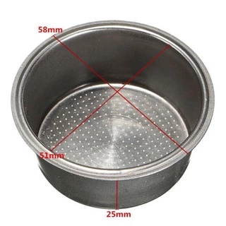 【COD】51/58mm ถ้วยกรองกาแฟถ้วย สแตนเลส 1/2/3/4 ถ้วย อะไหล่เครื่องชงกาแฟ
