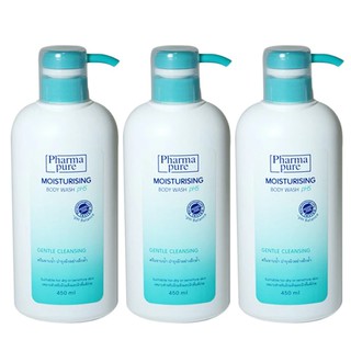 Phamapure Moisturising Body Wash pH5 450ml. (3ขวด)