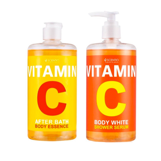 ถูกและแท้ พร้อมส่ง!!เซนทิโอ บิวตี้ บุฟเฟ่ Beauty Buffet Scentio บำรุงผิวกายจาก Vitamin C serum