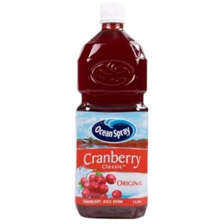 Ocean Spray Cranberry Classic (Cranberry Juice Drink ) 1 Litter โอเชี่ยน สเปรย์ น้ำแคนเบอรี่