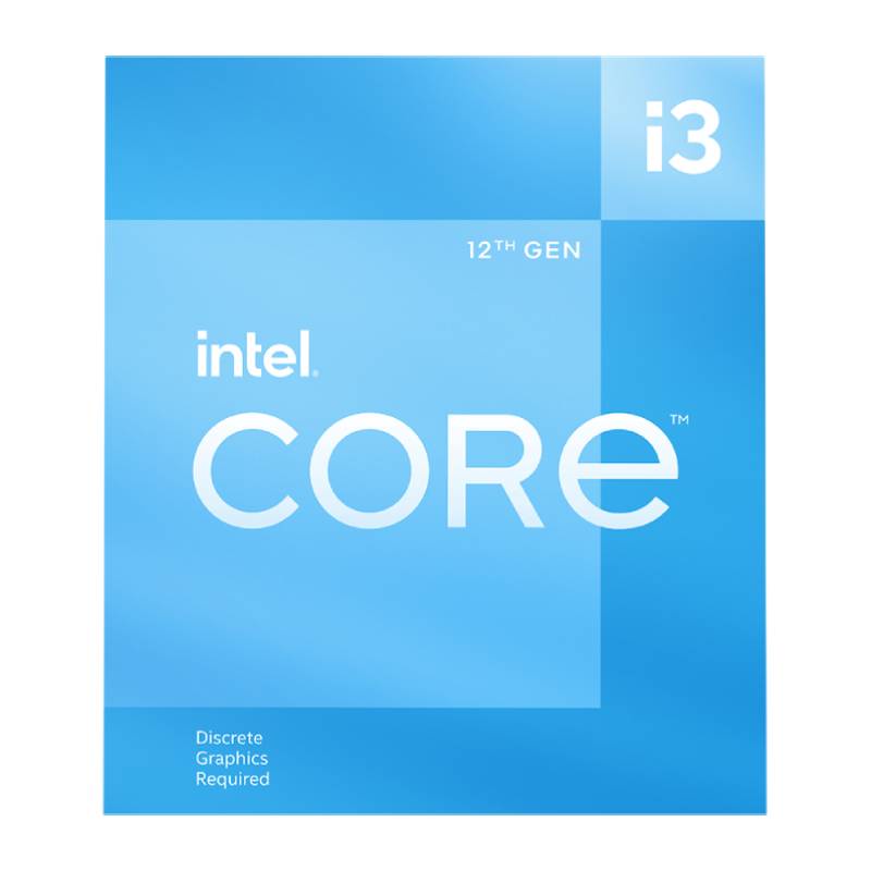 CPU(ซีพียู)  INTEL Core i3-12100F 3.3GHZ/12MB CACHE/LGA1700 (BX8071512100F)