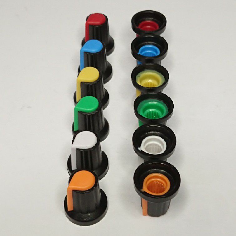 ลูกบิดวอลลุ่ม VR Knob ขนาด 15x17 mm. (ราคาต่อ 1 ชิ้น)