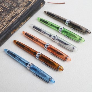 JINHAO 992 ปากกาเครื่องเขียน สีใส 0.5มม.