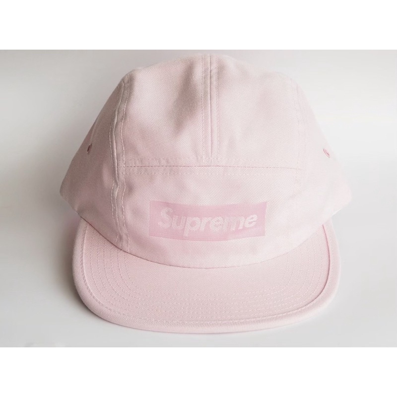 หมวก Supreme jacquard box logo camp cap ปรับขนาดได้ ของแท้