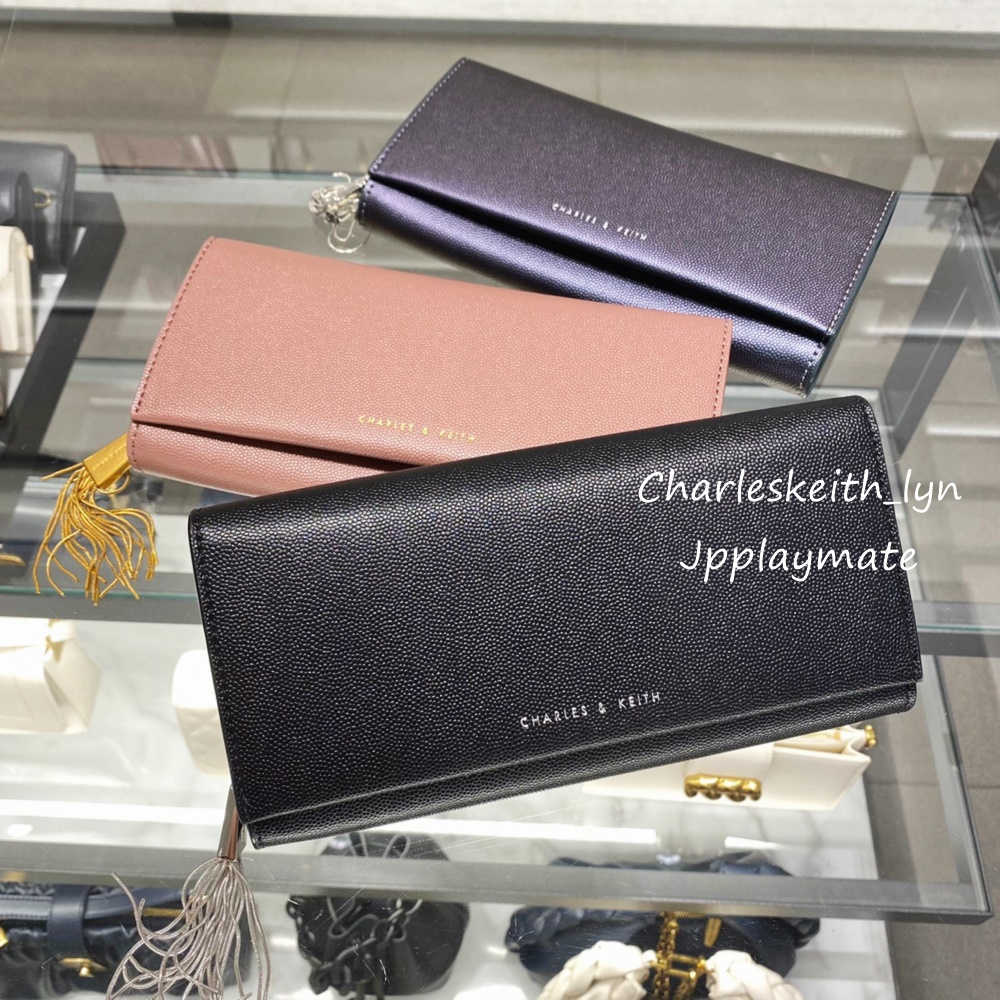 CHARLES KEITH กระเป๋าสตางค์ รุ่น Tassel Detail Long Wallet CK6