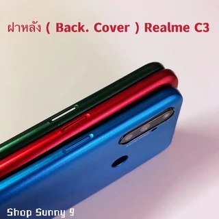ฝาหลัง ( Back Cover ) Realme C3 ( แถมปุ่มสวิตช์นอก + เลนส์กล้อง )