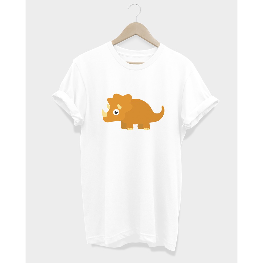 เสื้อยืด ลายไดโนเสาร์ ไทรเซอราทอปส์ triceratops