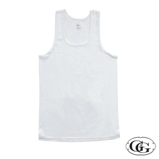 G&amp;G เสื้อยืดผู้ชาย แขนกุด รุ่น NH7101 สีขาว